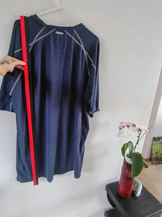 Reebok 2 Pack 3XL Athletic Performance Shirts Blue Navy Workout Bundle - Picture 6 of 11